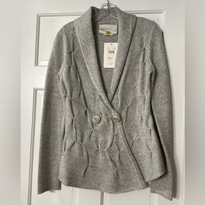 Leifsdottir (Anthropologie) Heather Gray NWT cardigan Sweater